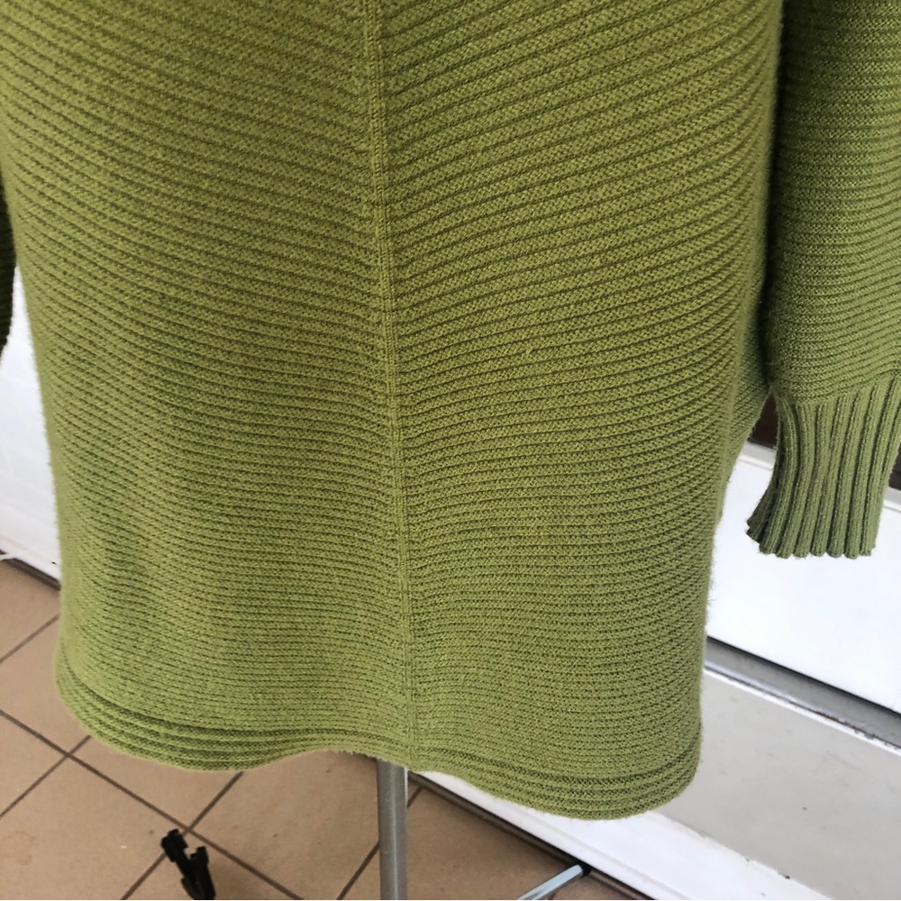 Renuar Green Cowl Neck Sweater Tunic Large - Picture 4 of 9